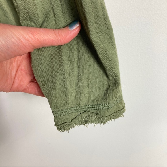 Woolrich Army Green Cardigan With Corduroy Details Size Medium - Picture 8 of 16